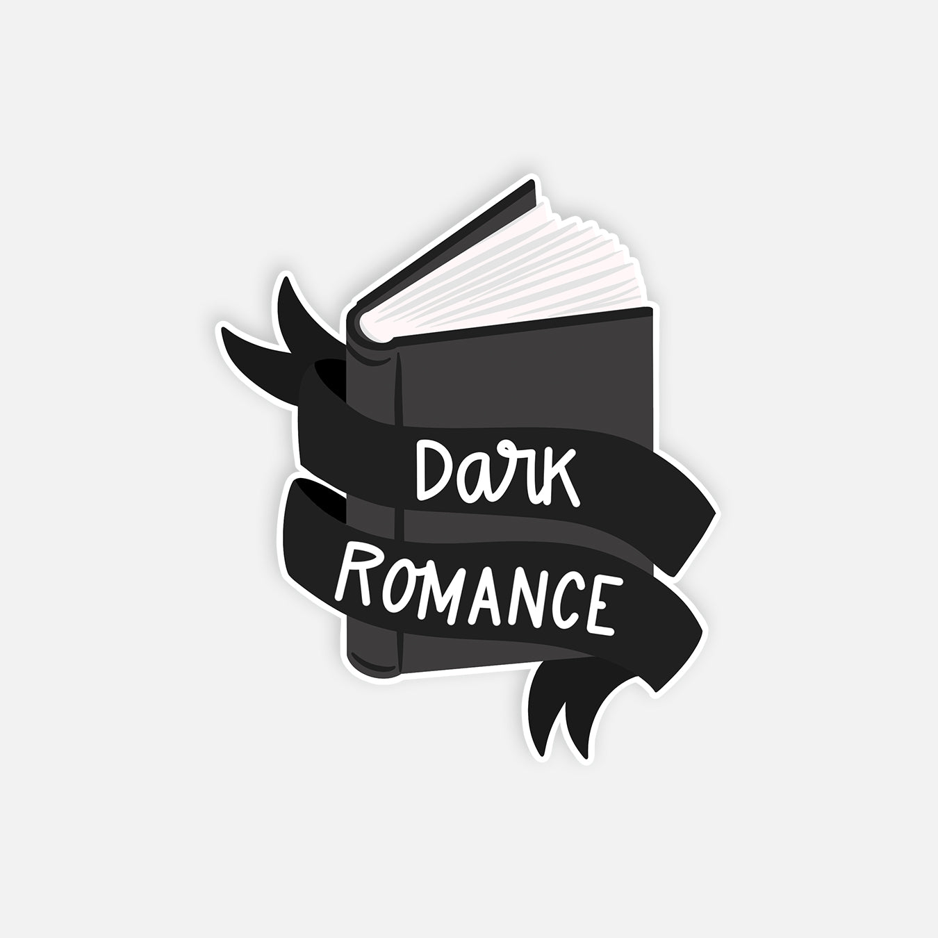 Dark Romance Trope Book Lover Kindle Sticker