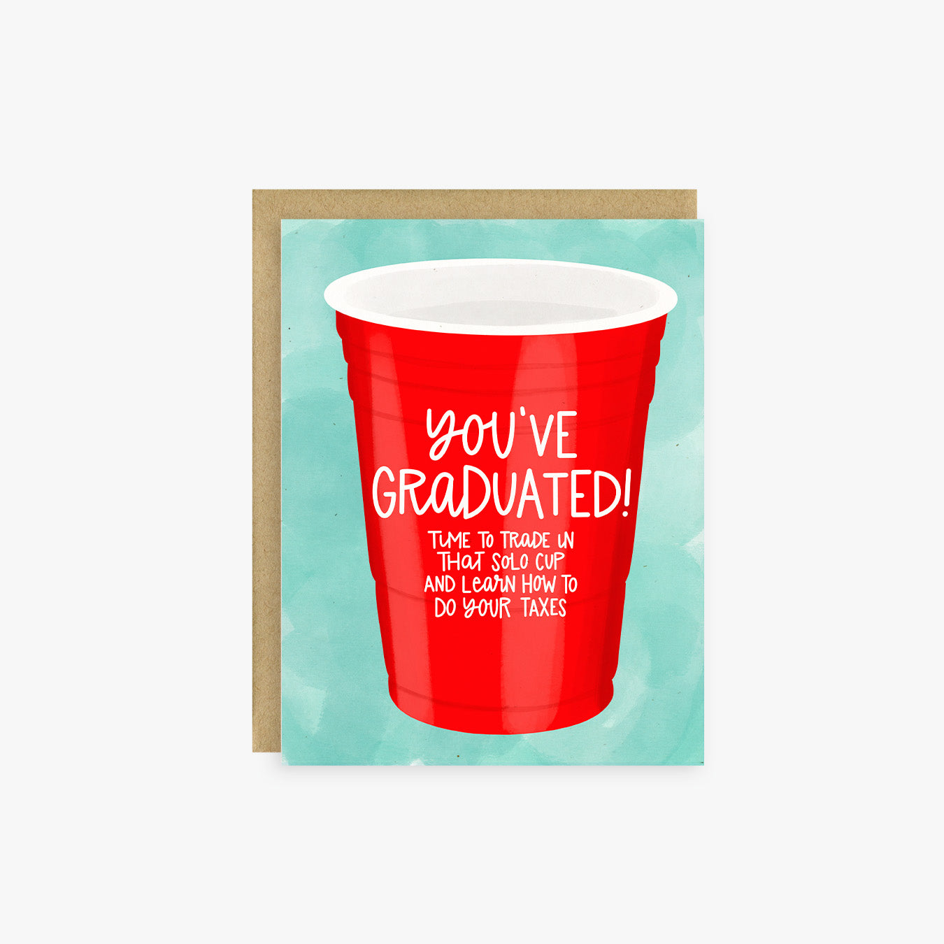 Red Solo Cup Funny Graduation Card