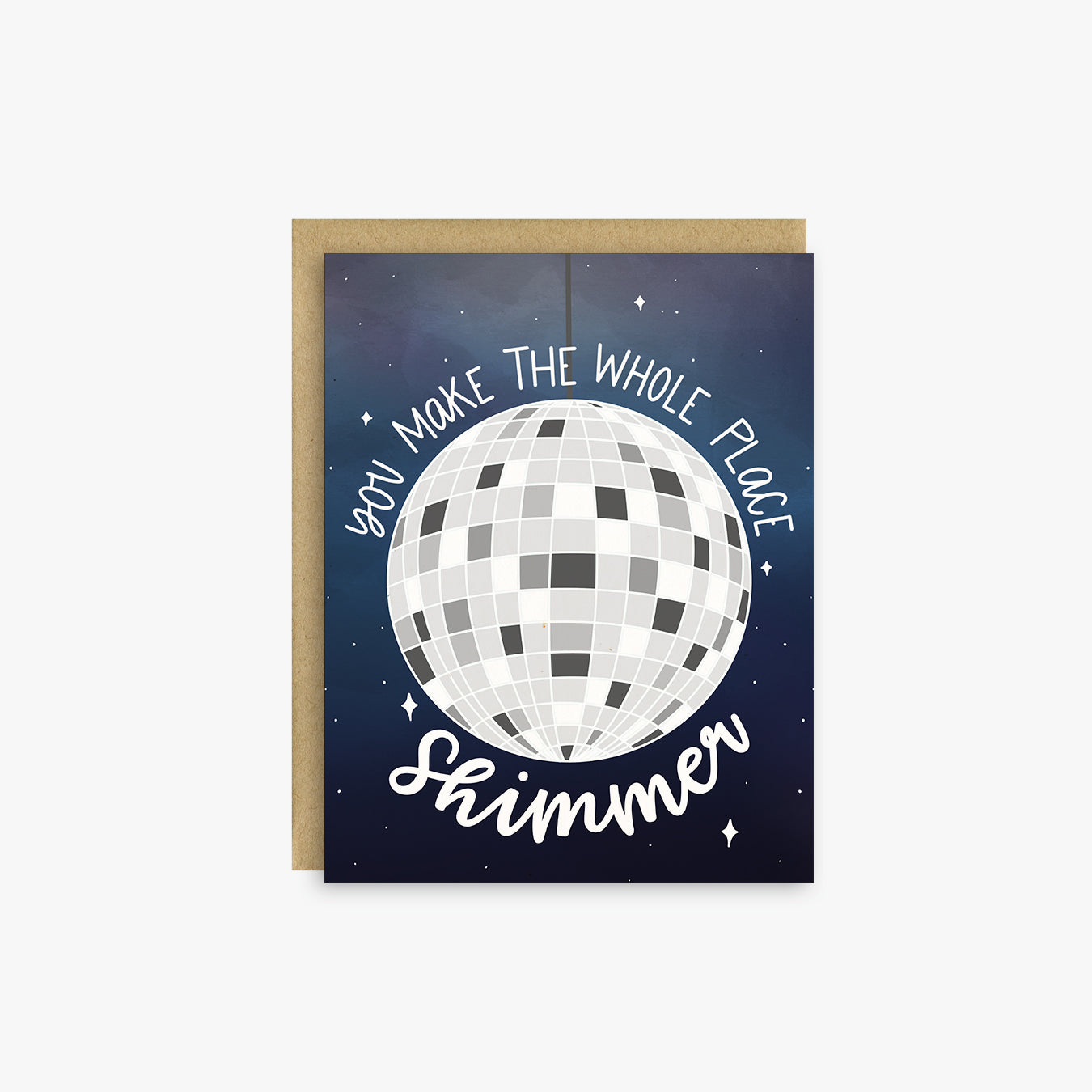 You Make The Whole Place Shimmer Swiftie Galentine's Day Card