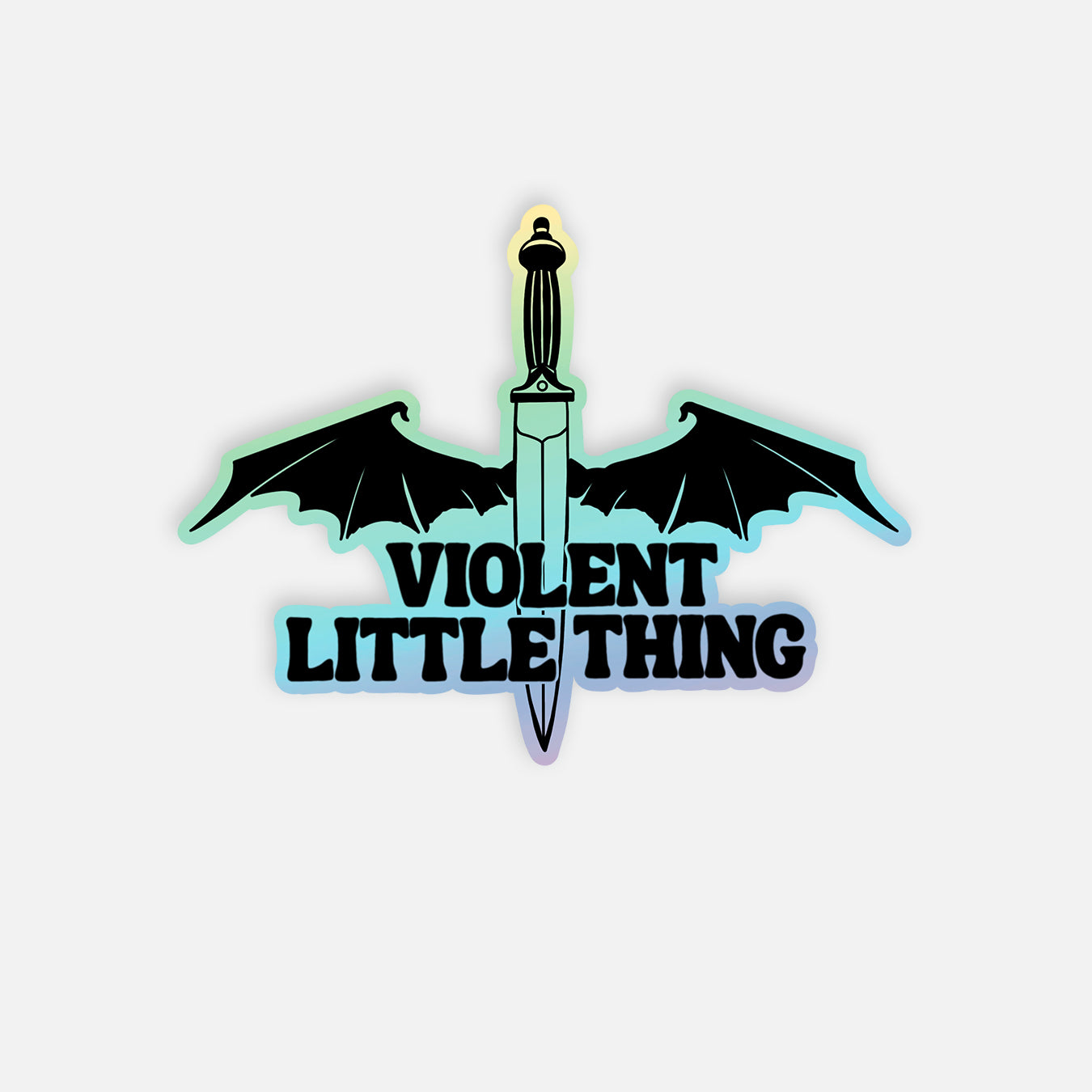 Violent Little Thing Holographic Vinyl Sticker